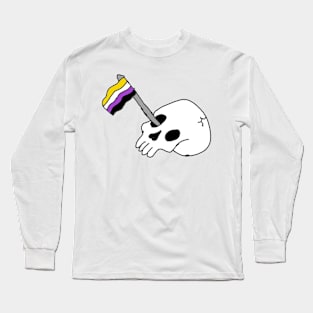 Nonbinary Skelly Long Sleeve T-Shirt